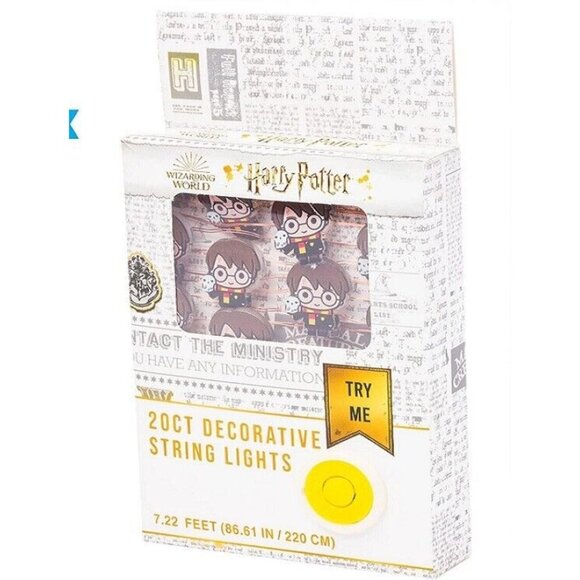 Brand New 20 Harry Potter String Lights Decorative Hedwig Book Movie Wizard NIB - Picture 3 of 3